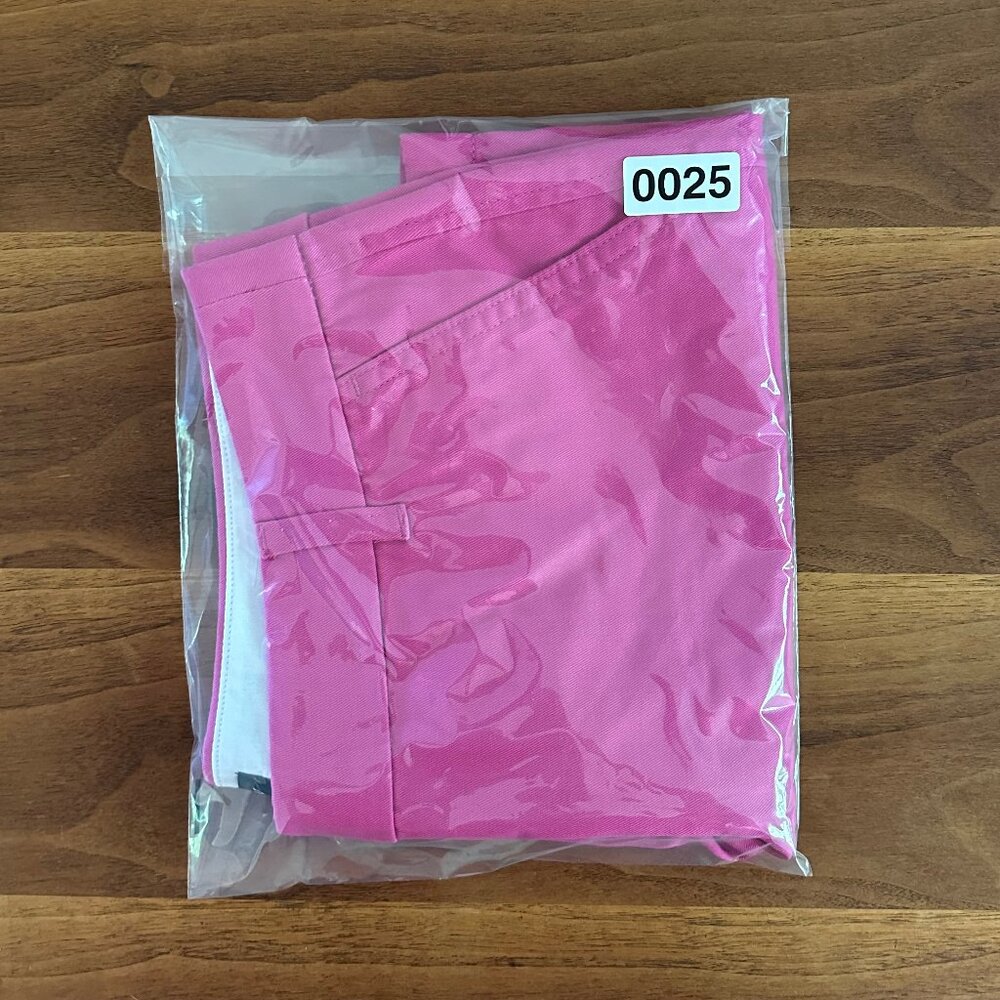 J. Crew Pink Fuschia 5" Chino Shorts Women's Size 8 NWT - Picture 6 of 6